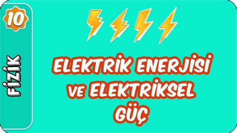 elektriksel enerji nedir